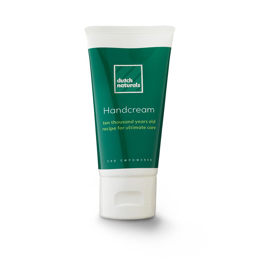 tube of cbd Hand cream by dutchnaturals skincare cosmetics