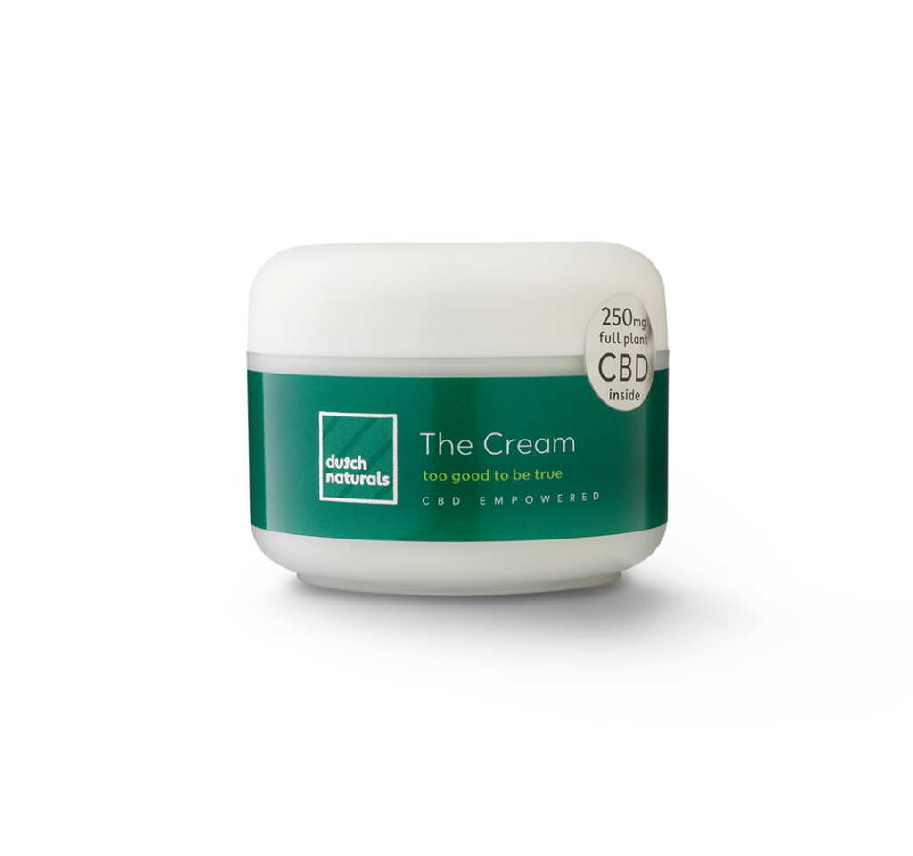 jar of cbd cream by dutchnaturals skincare cosmetics